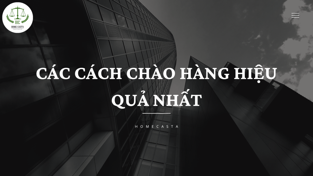 cách chào hàng hiệu quả