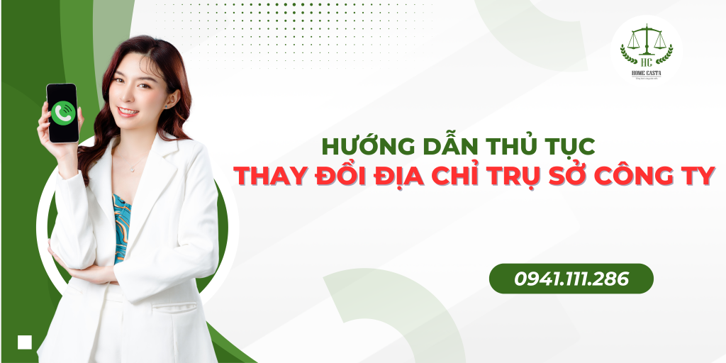 thay đổi địa chỉ trụ sở