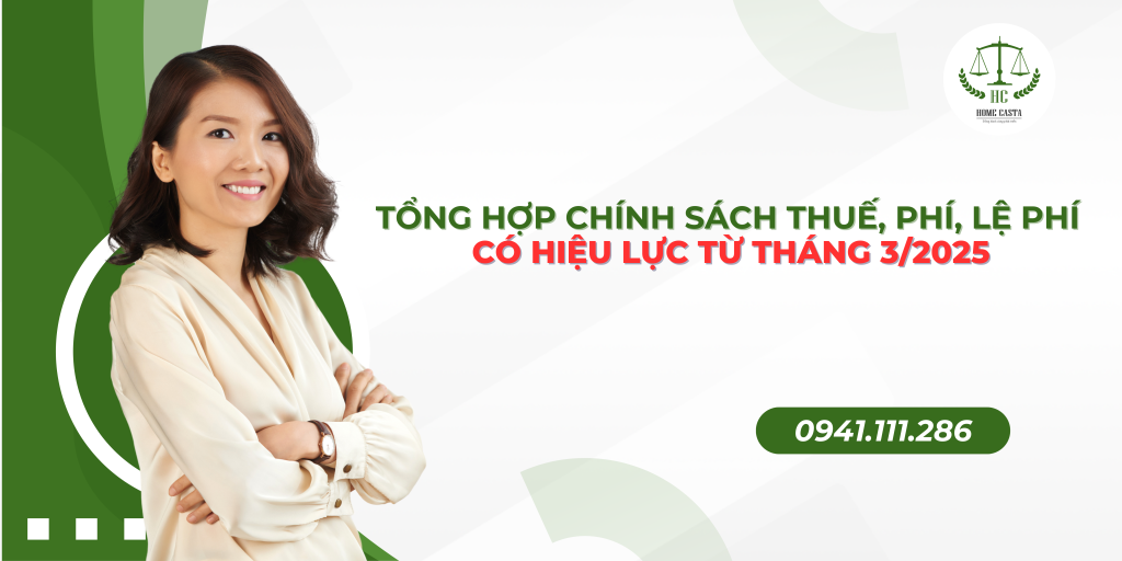 Chính sách thuế, phí, lệ phí 2025