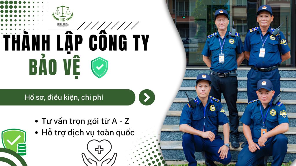 thành lập công ty bảo vệ