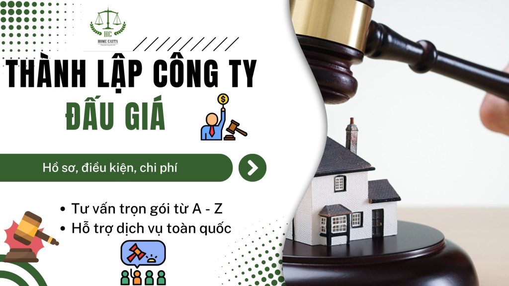 thành lập công ty đấu giá
