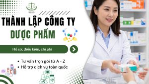 thành lập công ty dược phẩm