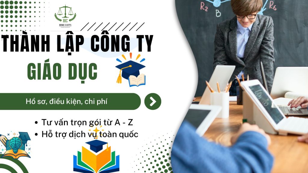 thành lập công ty giáo dục