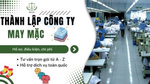 thành lập công ty may mặc
