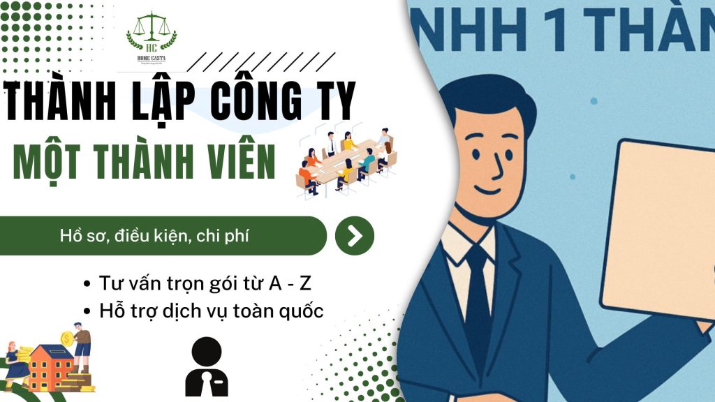 thành lập công ty một thành viên