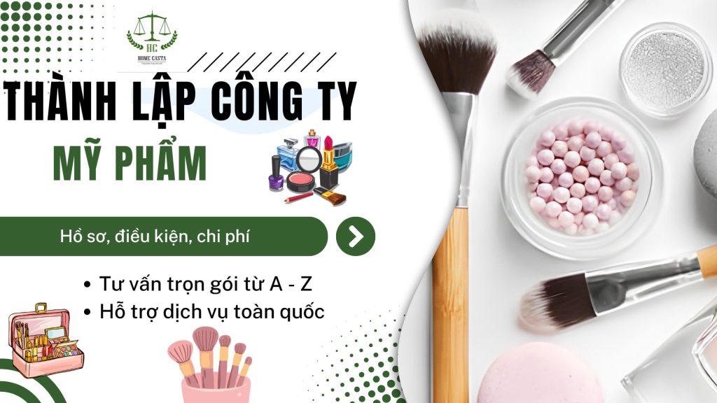 thành lập công ty mỹ phẩm