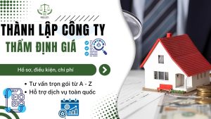 thành lập công ty thẩm định giá