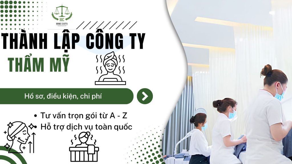 thành lập công ty thẩm mỹ