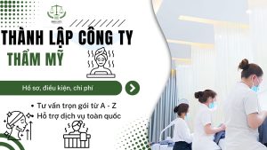 thành lập công ty thẩm mỹ