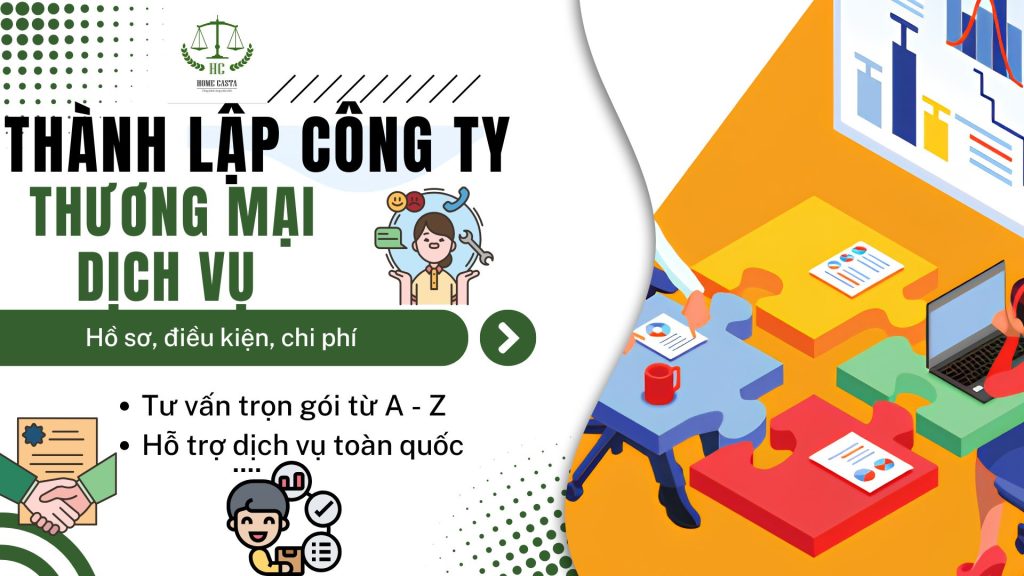 thành lập công ty thương mại dịch vụ
