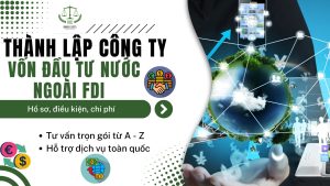 thành lập công ty vốn đầu tư nước ngoài