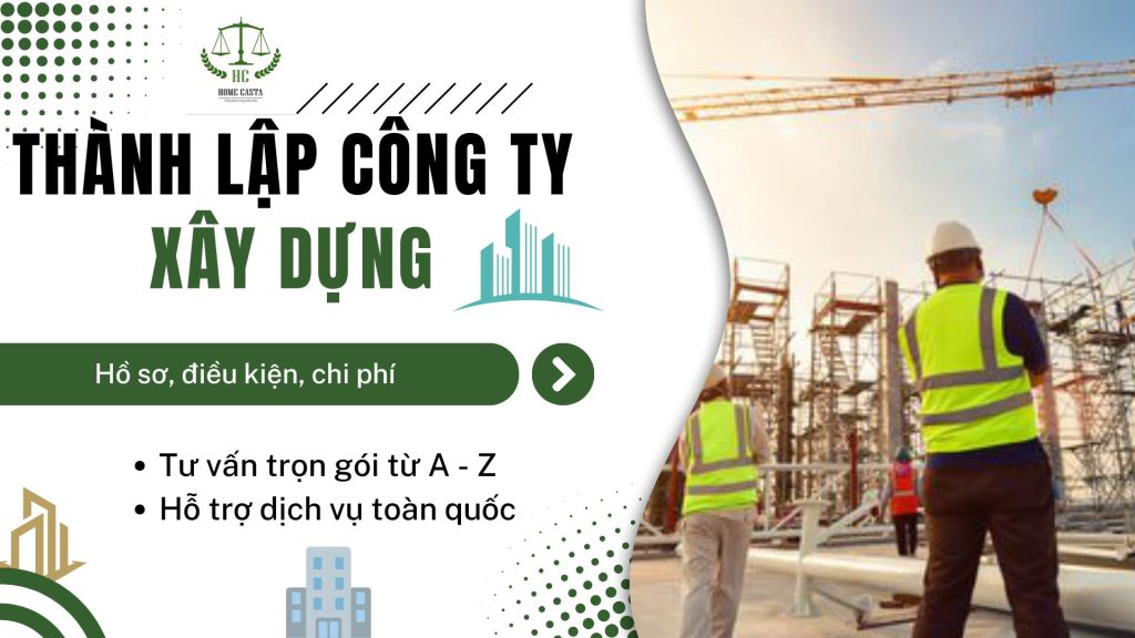 thành lập công ty xây dựng